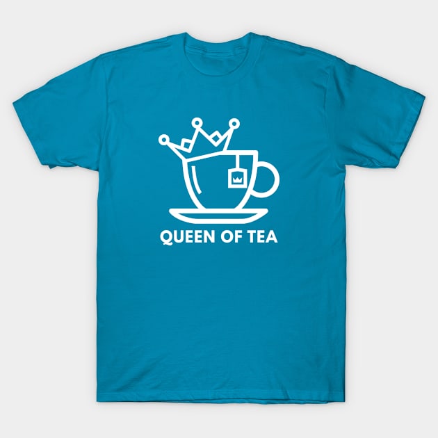 Queen Of Tea T-Shirt by VectorPlanet